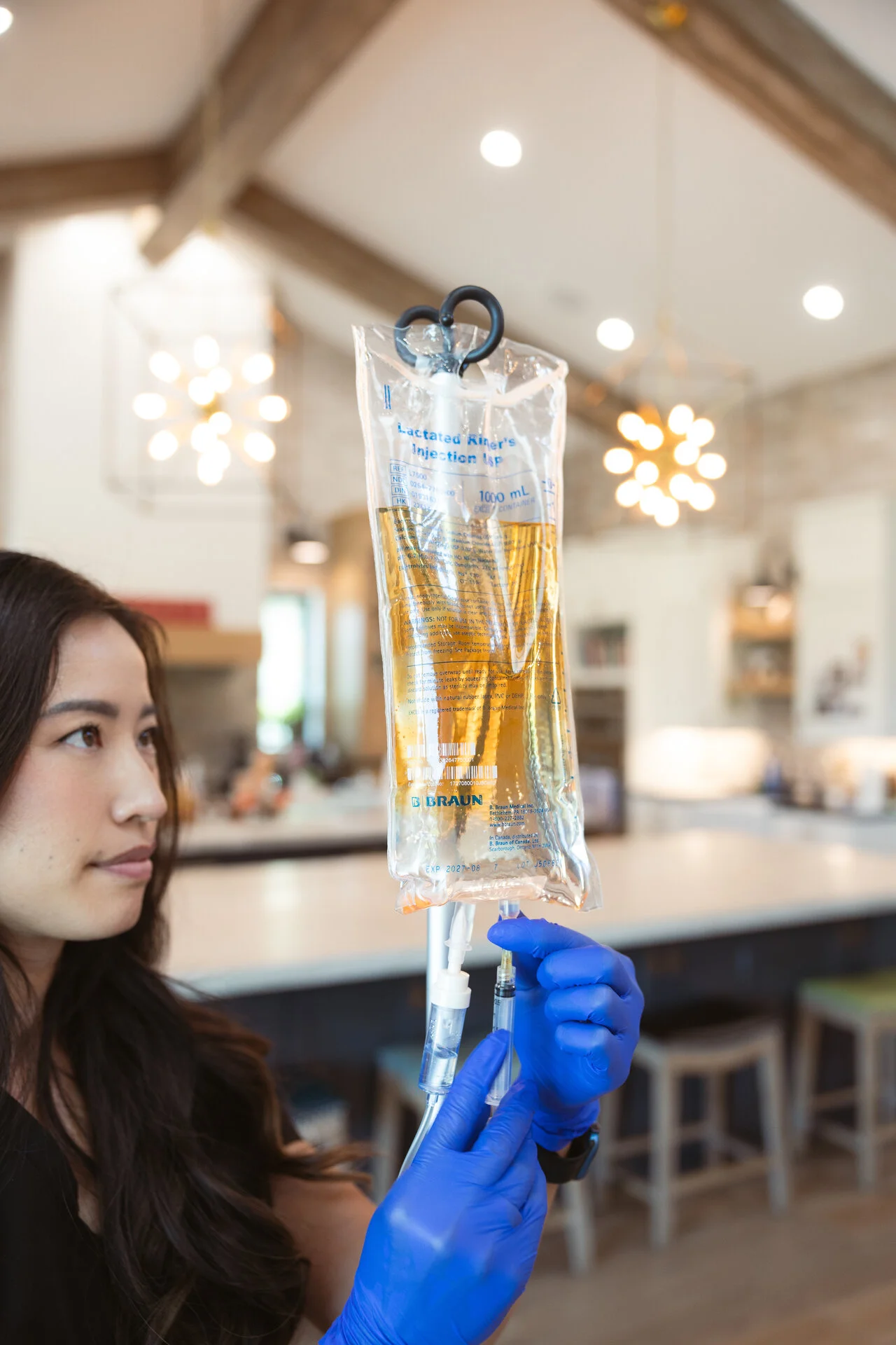 Vitamin C IV therapy administered by registered nurse in Phoenix home