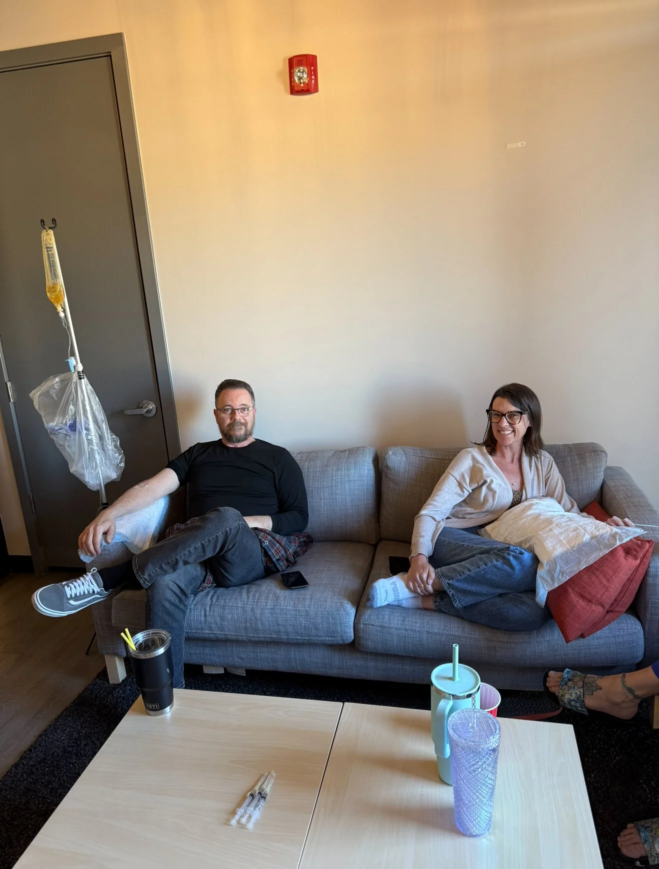 Group mobile IV therapy event in Phoenix with IV Revival team