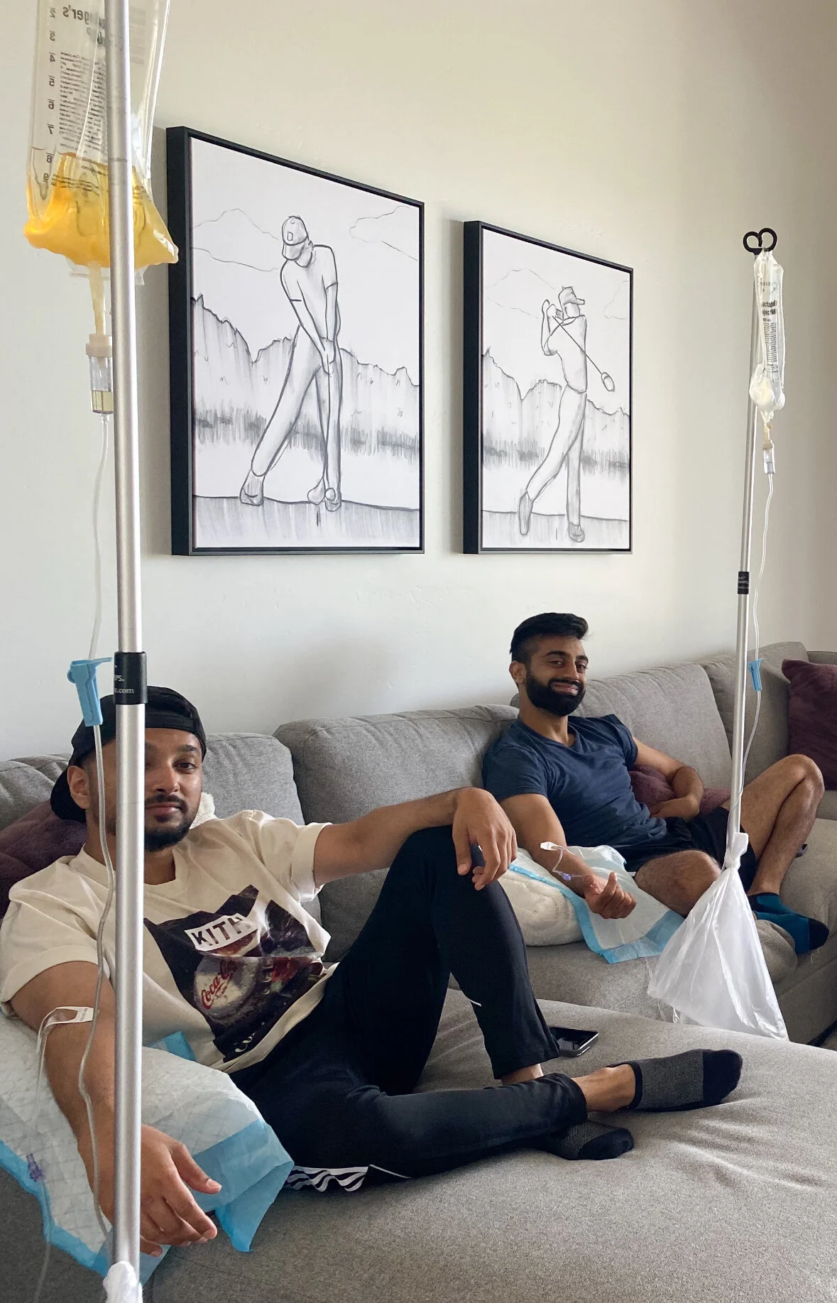 IV Revival nurses with group of clients receiving IV therapy in Phoenix