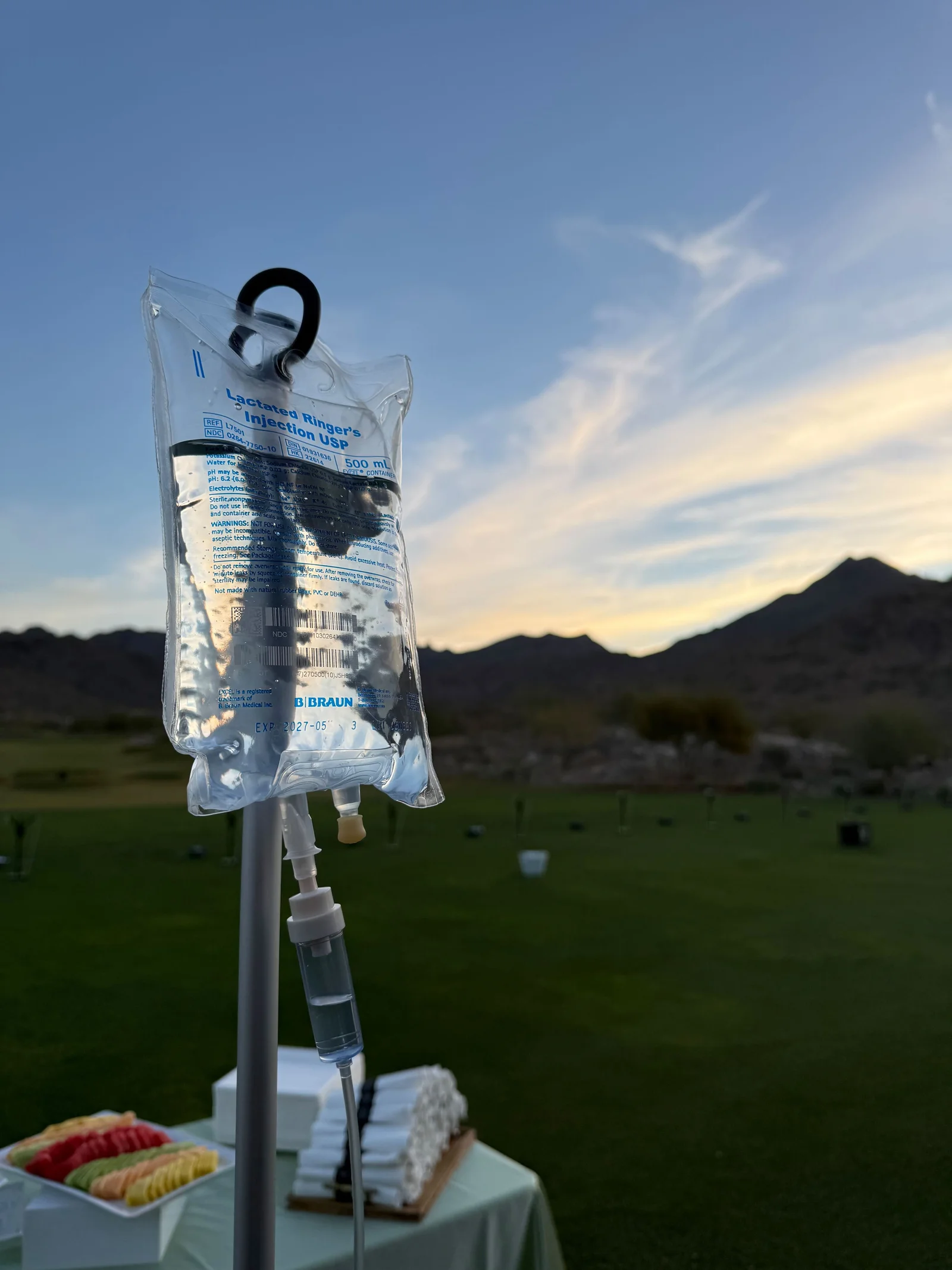 IV Revival nurse delivering heat hydration IV in Scottsdale Arizona